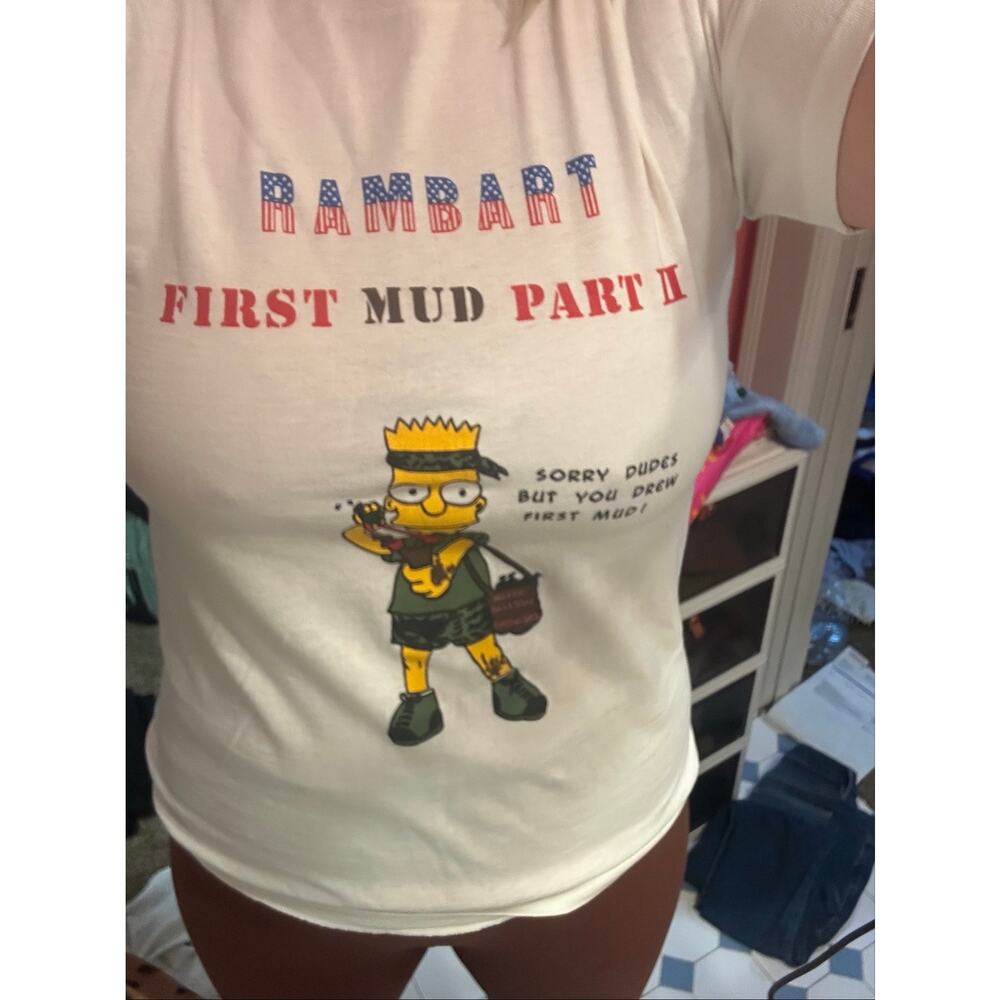 Amazing vintage bart Simpson Rambo bootleg - Picture 2 of 2